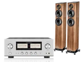 Zestawy stereo - Luxman L-507Z (srebrny) + Vela FS407.2 (orzech) - miniaturka - grafika 1