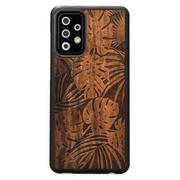 Etui i futerały do telefonów - Drewniane etui Samsung Galaxy A72 5G Jungle Monstera Imbuia Forestzone - miniaturka - grafika 1