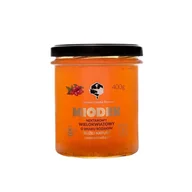 Miód - Miodek wielokwiatowy o smaku róży 400g Pasieka Dziadka Brunona - miniaturka - grafika 1