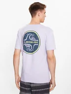 Koszulki męskie - Quiksilver T-Shirt Core Bubble EQYZT07232 Fioletowy Regular Fit - miniaturka - grafika 1