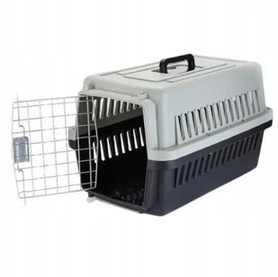 PRZENOŚNA KLATKA TRANSPORTER Dla Kota Psa Królika ZWIERZĄT LEKKA I WYGODNA - Transportery dla kotów - miniaturka - grafika 1