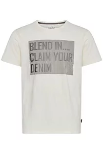 Koszulki męskie - Blend Męski T-shirt, 110103/Egret, S - grafika 1