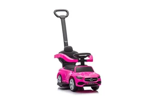 Jeździk z Pchaczem Mercedes 3w1 Różowy - Jeździki dla dzieci - miniaturka - grafika 1