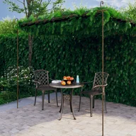 Kratki i pergole - vidaXL Pergola ogrodowa, antyczny brąz, 4x3x2,5 m, żelazo - miniaturka - grafika 1