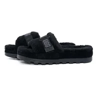 Kapcie damskie - UGG Męskie kapcie Fluff Up, Czarny, 48.5 EU - miniaturka - grafika 1