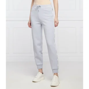 Emporio Armani Spodnie dresowe | Regular Fit - Dresy damskie - miniaturka - grafika 1