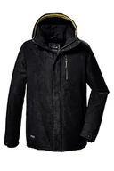 Kurtki męskie - G.I.G.A. DX Męska kurtka funkcyjna/kurtka outdoorowa wodoszczelna z odpinanym kapturem GW 71 MN JCKT, czarna, XXL, 42213-000 - miniaturka - grafika 1