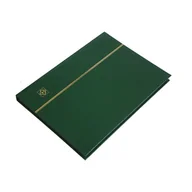Kalendarze - Klaser Na Znaczki Leuchtturm, 32 Strony, Zielony, Czarne Karty - miniaturka - grafika 1