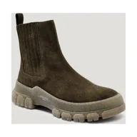 Sztyblety damskie - Weekend MaxMara Skórzane sztyblety GENEPI - miniaturka - grafika 1