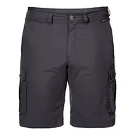 Spodenki damskie - Jack Wolfskin Męskie Szorty Canyon Cargo, Asfaltowy, L - miniaturka - grafika 1
