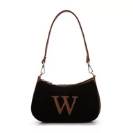 Torebki damskie - Torebka bagietka ze sztucznym futerkiem mała - miniaturka - grafika 1