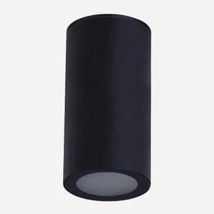 Sufitowa lampa Rotor AZ6075 Azzardo tuba IP65 do salonu metalowa szkło czarna - Lampy sufitowe - miniaturka - grafika 1