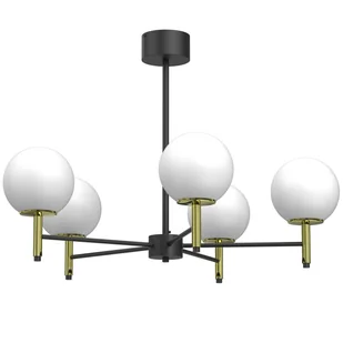 Klasyczna lampa wisząca z białymi kulami LX 1654 z serii AWINION - Lampy sufitowe - miniaturka - grafika 1