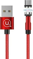 Kable USB - Kabel USB Usams USB-A - microUSB 1 m Czerwony 109580 - miniaturka - grafika 1