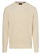 Swetry męskie - Superdry - Sweter męski, beżowy - miniaturka - grafika 1