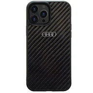 Etui i futerały do telefonów - Etui Audi Carbon Fiber na iPhone 14 Pro Max 6.7" - czarne AU-TPUPCIP14PM-R8/D2-BK - miniaturka - grafika 1