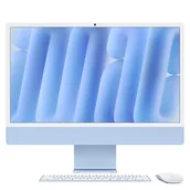 Zestawy komputerowe - APPLE iMac Z1E5 59,62cm 23,5Zoll Standardglas M4 8C CPU/8C GPU/16C N.E. 24GB 1TB SSD Gbit Eth MM MaKey DE Blau - miniaturka - grafika 1