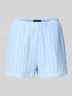 Spodenki damskie - Szorty o kroju regular fit z czystej bawełny model ‘NANNA’ - miniaturka - grafika 1