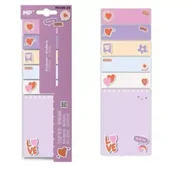 Etykiety samoprzylepne i bloki etykiet - Karteczki samoprzylepne love 6x25szt - miniaturka - grafika 1