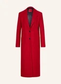 Płaszcze damskie - Hugo Płaszcz Wełniany Mojeni rot - miniaturka - grafika 1