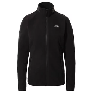 Bluza The North Face 100 Glacier Full-Zip 0A5IHOJK31 - czarna - Bluzy sportowe damskie - miniaturka - grafika 1