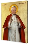 Ikony i obrazy sakralne - Osobliwa Ikona Papieża Polaka - Świętego Jana Pawła II - miniaturka - grafika 1