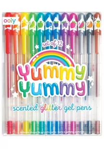 Kolorowe Baloniki Długopisy pachnące żelowe z brokatem - Długopisy - miniaturka - grafika 4