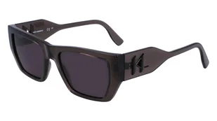 Okulary KARL LAGERFELD KL6123S541802. Okulary przeciwsłoneczne, Kolor szary. Unisex. - Karl Lagerfeld - Okulary przeciwsłoneczne - miniaturka - grafika 1