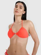 Stroje kąpielowe - 4F Góra od bikini damska 4FWSS25UBKTF070-62S Czerwony Roz. S - miniaturka - grafika 1