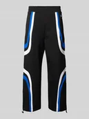 Spodnie sportowe męskie - Spodnie dresowe o kroju relaxed fit z mieszanki bawełny model ‘Nalotron’ - miniaturka - grafika 1