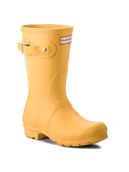 Kalosze damskie - Hunter Kalosze Original Short WFS1000RMA Żółty - miniaturka - grafika 1