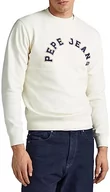 Bluzy męskie - Pepe Jeans Bluza męska Westend, Biały (nie biały), M - miniaturka - grafika 1