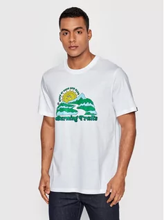Koszulki i topy damskie - Element T-Shirt Burning Trail C1SSL1 Biały Regular Fit - grafika 1
