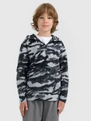 Bluzy dla chłopców - 4F Polar regular z kapturem chłopięcy - multikolor 122 (6-7 lat) - miniaturka - grafika 1