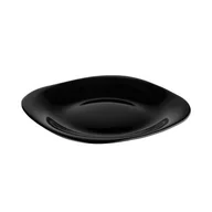 Talerze - Talerz deserowy QUADRO BLACK 21,5 cm czarny - miniaturka - grafika 1