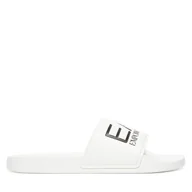 Klapki i japonki męskie - Klapki EA7 Emporio Armani 7X000108 AF15118 U0001 Biały - miniaturka - grafika 1