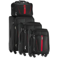 Walizki - Zestaw Walizek i Torba z Codury Czarny - miniaturka - grafika 1