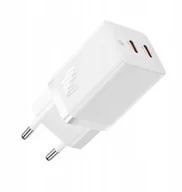 Ładowarki do telefonów - Ładowarka Baseus Ładowarka sieciowa GaN5 Pro 40W 2xUSB-C - biała - miniaturka - grafika 1