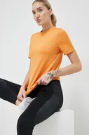 Koszulki sportowe damskie - Reebok t-shirt treningowy Workout Ready kolor pomarańczowy - miniaturka - grafika 1