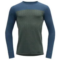 Koszulki sportowe męskie - Męska koszulka Devold Kvitegga Man Shirt Rozmiar: XL / Kolor: zielony/niebieski - miniaturka - grafika 1