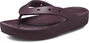 Crocs Classic Platform Flip W, Klapki Damskie, Ciemna wiśnia, 38 EU - Klapki i japonki damskie - miniaturka - grafika 1
