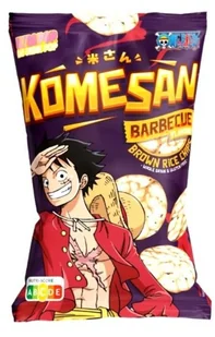 Chipsy Ultra Pop Komesan z brązowego ryżu o smaku BBQ - Chipsy - miniaturka - grafika 1