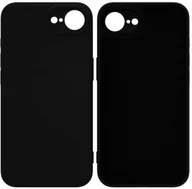 Etui i futerały do telefonów - Etui silikonowe Supero do iPhone 16e Magsafe, czarne - miniaturka - grafika 1