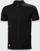 Koszulki męskie - Helly Hansen T-shirt HELLY HANSEN Manchester Polo, black XL - miniaturka - grafika 1