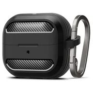 Akcesoria do słuchawek - Etui na słuchawki SPIGEN Rugged Armor do Samsung Galaxy Buds 3/3 Pro Czarny - miniaturka - grafika 1