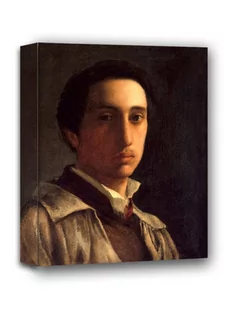 Self Portrait, Edgar Degas - obraz na płótnie Wymiar do wyboru: 90x120 cm - Obrazy i zdjęcia na płótnie - miniaturka - grafika 1