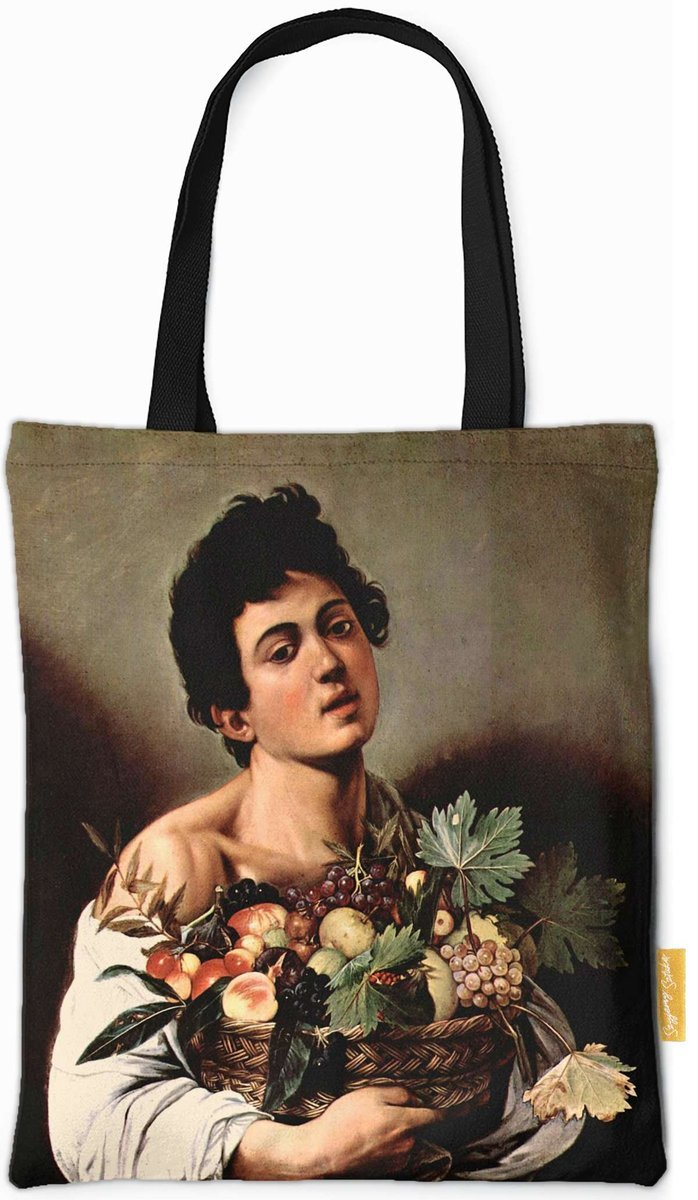 Torba na ramię Chłopiec z koszem owoców Caravaggio-ONE SIZE