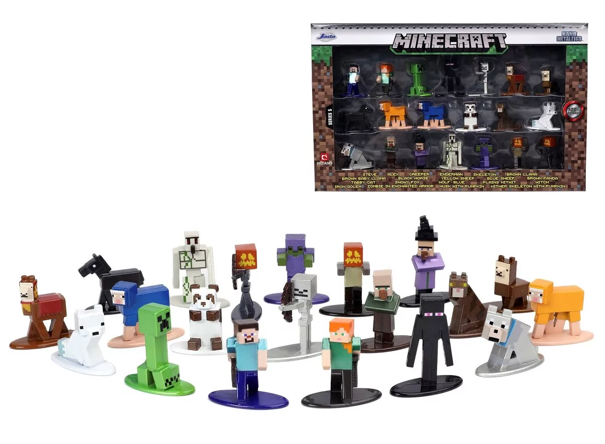 Minecraft Figurka Jada Toys Nano Metalfigs seria 5 20-Pak 253265004 253265004