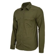 Odzież taktyczna i umundurowanie - Koszula z długim rękawem BRANDIT Flannel Shirt - Olive XXL - miniaturka - grafika 1