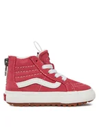 Buty dla dziewczynek - Vans Sneakersy Td Sk8-Hi Zip Mte-1 VN0A5HZ3ZLD1 Różowy - miniaturka - grafika 1